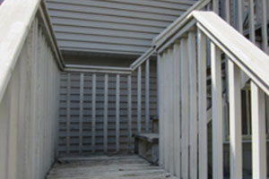 Missing handrail