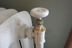 Leaky radiator valve